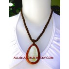 red coral necklace pendant